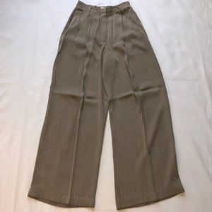 Ann Taylor striped wide leg pants